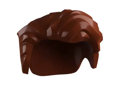 Custom3Dprint Minifigure Accessory - Minifigure Hair S2 - 053 3D print model