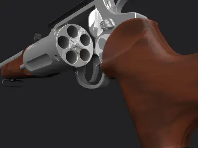 Carbine revolver 3D model