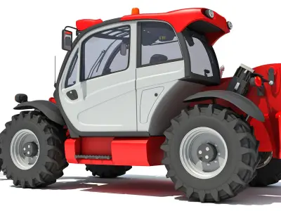 Telehandler tractor 3D model