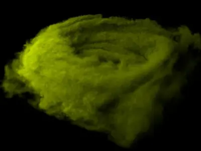 Tornado powder 3D model