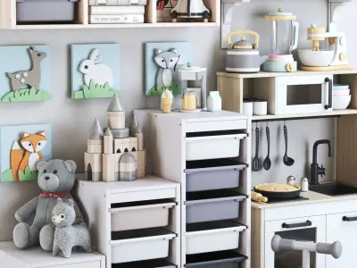 Furniture for nursery 15 3D model