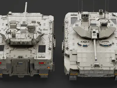 Infantry Fighting Vehicle Concept 3D model
