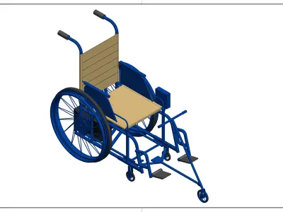 Wheel Chair Free 3D model