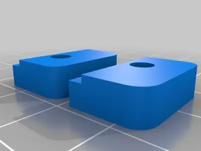 Printrbot standoff and glass clamp Free 3D print model