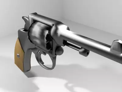 Revolver - Handgun Type 1 3D model