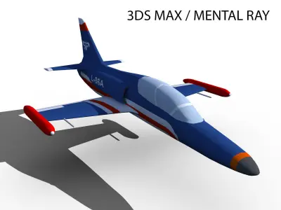 AERO L-159A Low-poly 3D model
