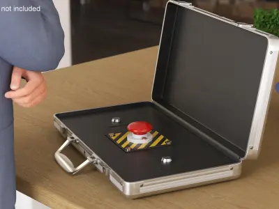 Nuclear Briefcases Collection 3D model