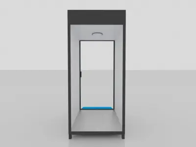 Corona Hunter Sanitizer desinfect Low-poly 3D model