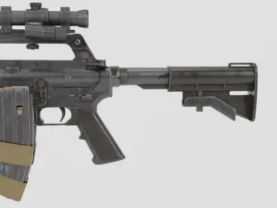 Assault Rifle 3D model get