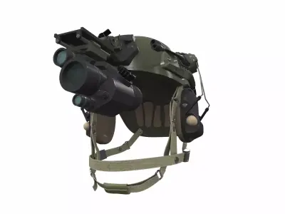 Tactical military helmet FG-1 3D model