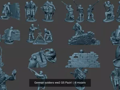German soldiers ww2 G5 Pack1