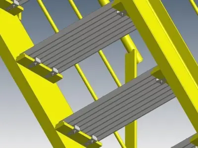 Acces Ladder Free 3D model