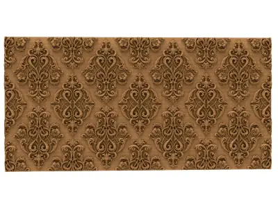 3D Model STL Panel carved wood wall 3D model