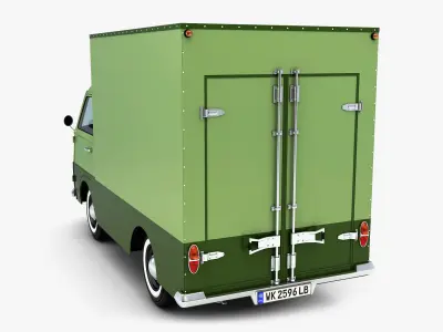Retro Truck Box v 1 3D model