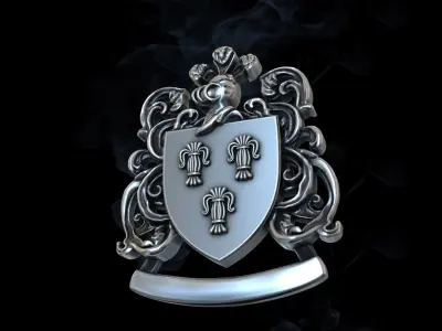 Coat of arms 3D print model shop
