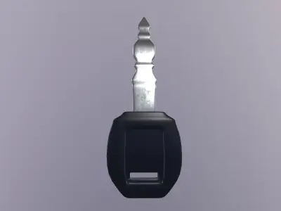 Vehicle Key Low-poly 3D model