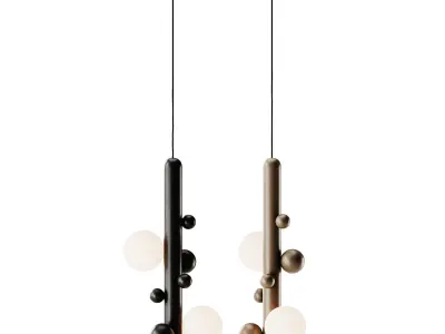 Lunar P Pendant Lamp by Babich studio 3D model