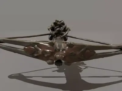 Zodiac Sagittarius Crossbow Low Poly Game Ready Low-poly 3D model