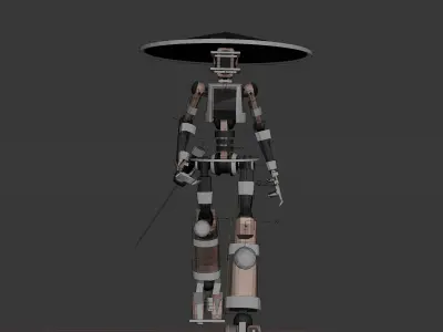 Robot Free low-poly 3D model order