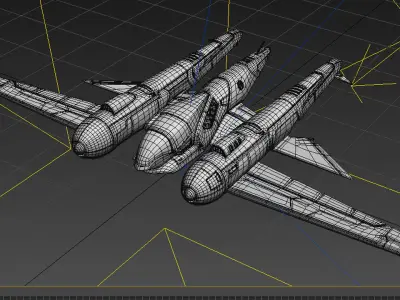 3D FIGHTER JET  3D model