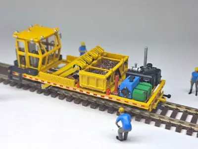HO Scale Metal Reclaimer MOW 3D print model