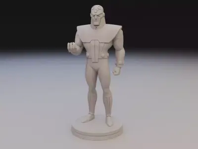 Brainiac The Collector of Worlds Statue 3D print model