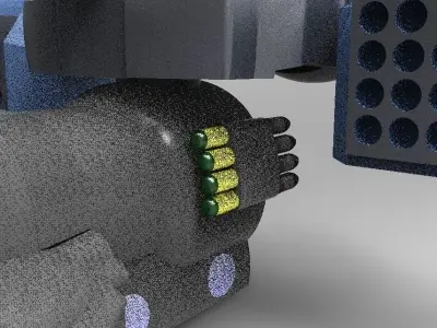 Mutate X futuristic military vehicle 3D model