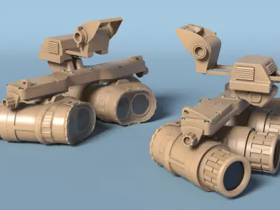  Wide-Angle NVG System with Mount Tan 