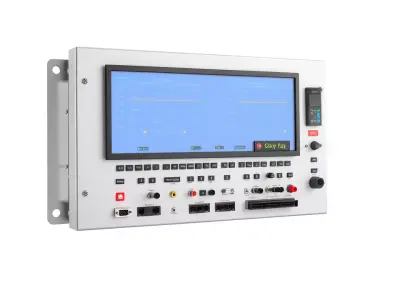 Industrial Control Panel Interface Model Pack Low-poly 3D model