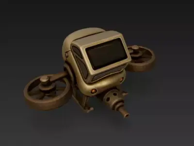 Metal Slug Drone 3D print model