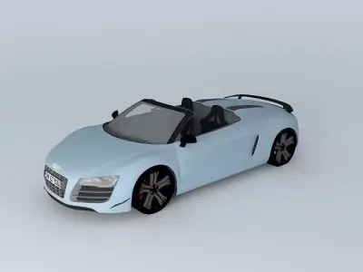 Audi R8 GT Spyder Typ 42 2012 Free 3D model