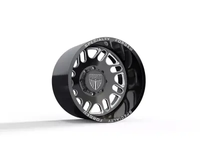 REAR SPECIALITY FORGED D027 WHEEL 3D MODEL 3D model