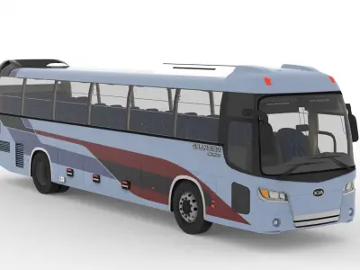 Kia Granbird Silkroad 2011  3D model