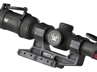 MILITARY VORTEX 1X8 LPVO RIFLE SCOPE Low-poly 3D model