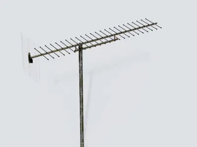 Antenna 11 Low-poly 3D model