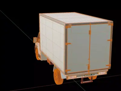 Fiat Ducato Cargo Truck 3D model