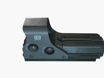 Holographic Weapon Sight EOTECH Low-poly 3D model
