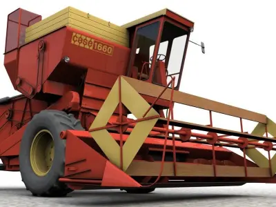 JI CASE 1660 1968 3D model