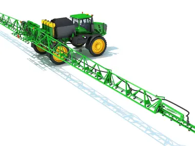 Sprayer and Spreader Machine 3D model