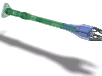 Robot End Effector mechanism 3D model