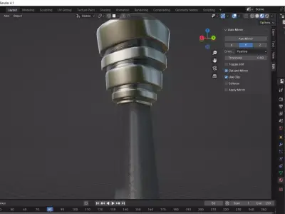 Geralt of Rivia The witcher sword 3D model