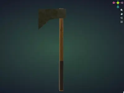 Low Poly Axe Low-poly 3D model order