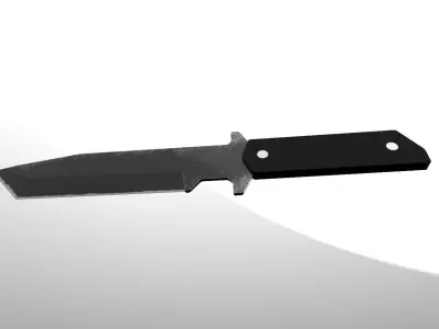 military knife Free 3D model