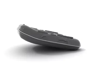 Black Inflatable Raft model pack Low-poly 3D model