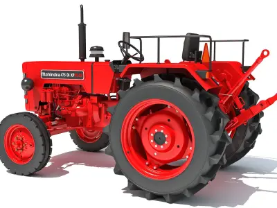 Mahindra Farm Tractor 3D model