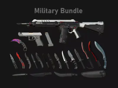 Military Bundle 3D Model Pack