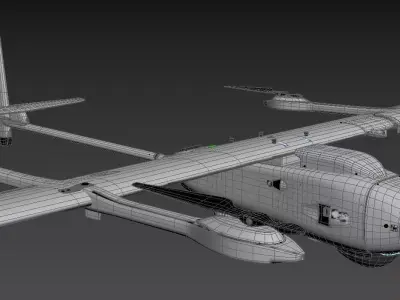 Lockheed Martin Stalker VXE UAS 3D model