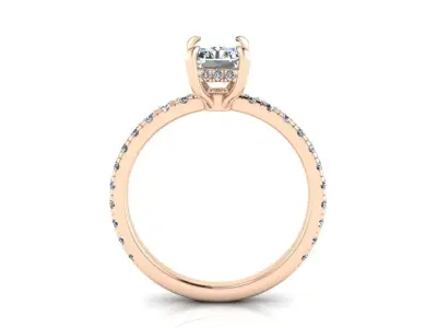 Engagment Jewelry Ring 209 3D print model
