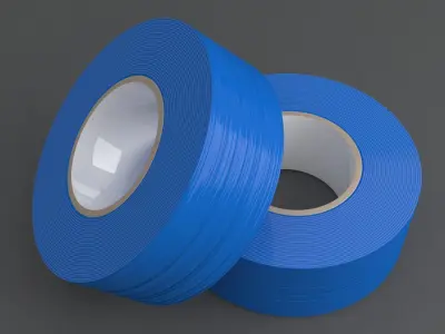 Duct Tape Blue 3D model