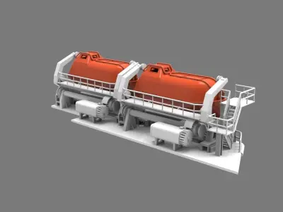 Lifeboat for Seaway Condor 3D print model